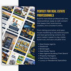 Real estate marketing materials with text highlighting features for professionals.