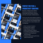 Collage of social media posts with text overlay on a blue and black background